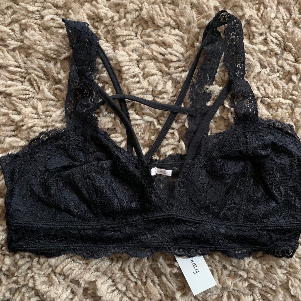 Brand New with Tag Black Lace Bralette size M